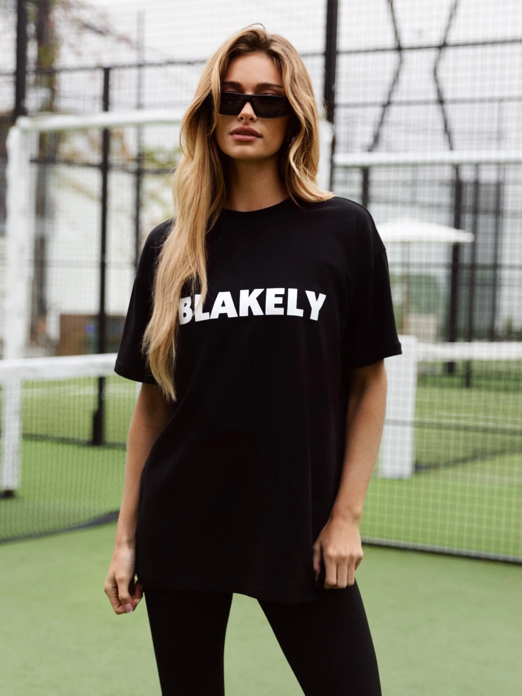 Durable Style Active Wear Studio Oversized T-Shirt - Black