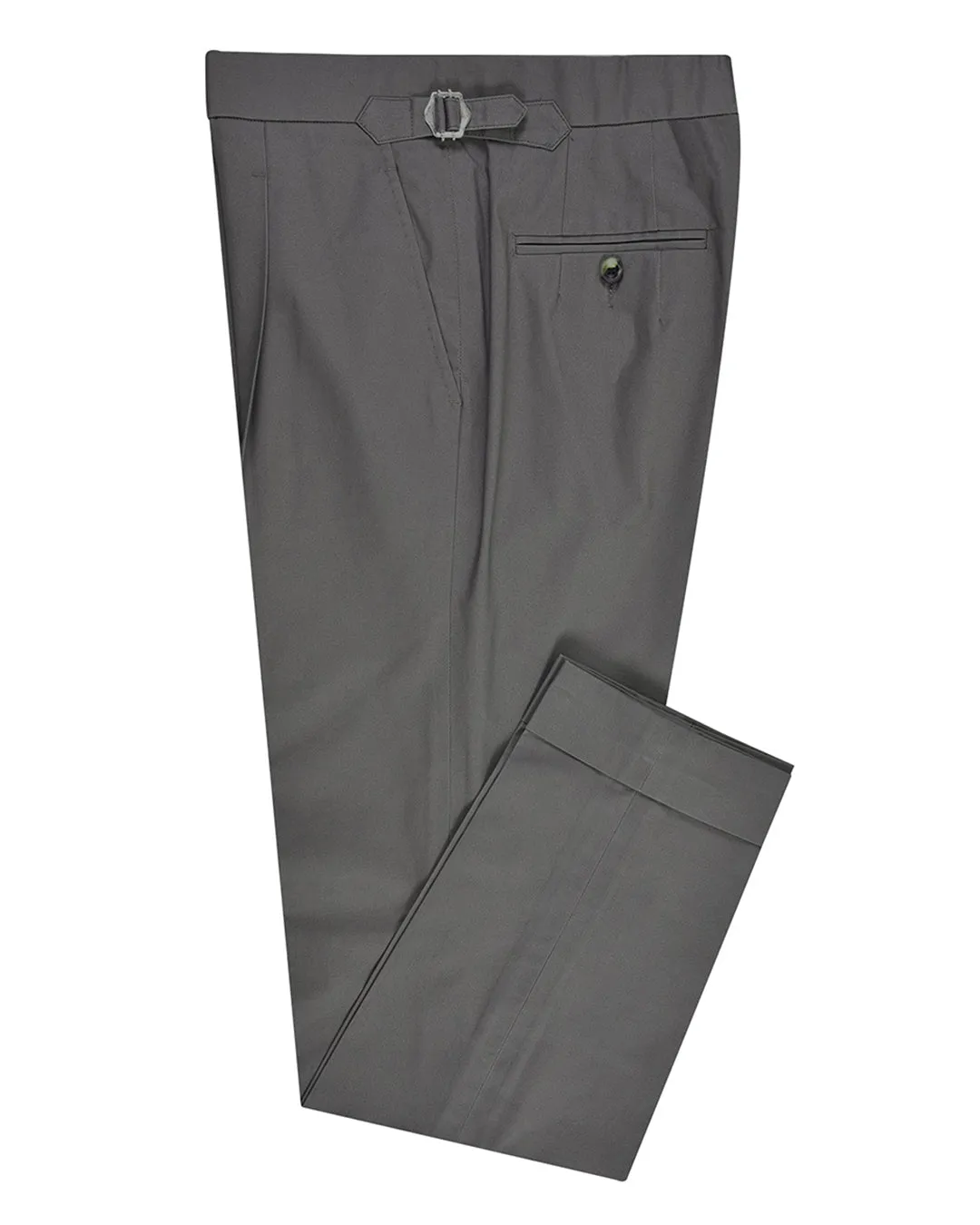 Light wash Ash Grey Cotton Twill Dress Pant