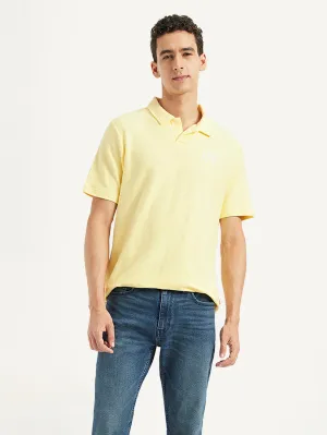 Men's Polo Collar Polo T-shirt Classic Fit Team Uniform