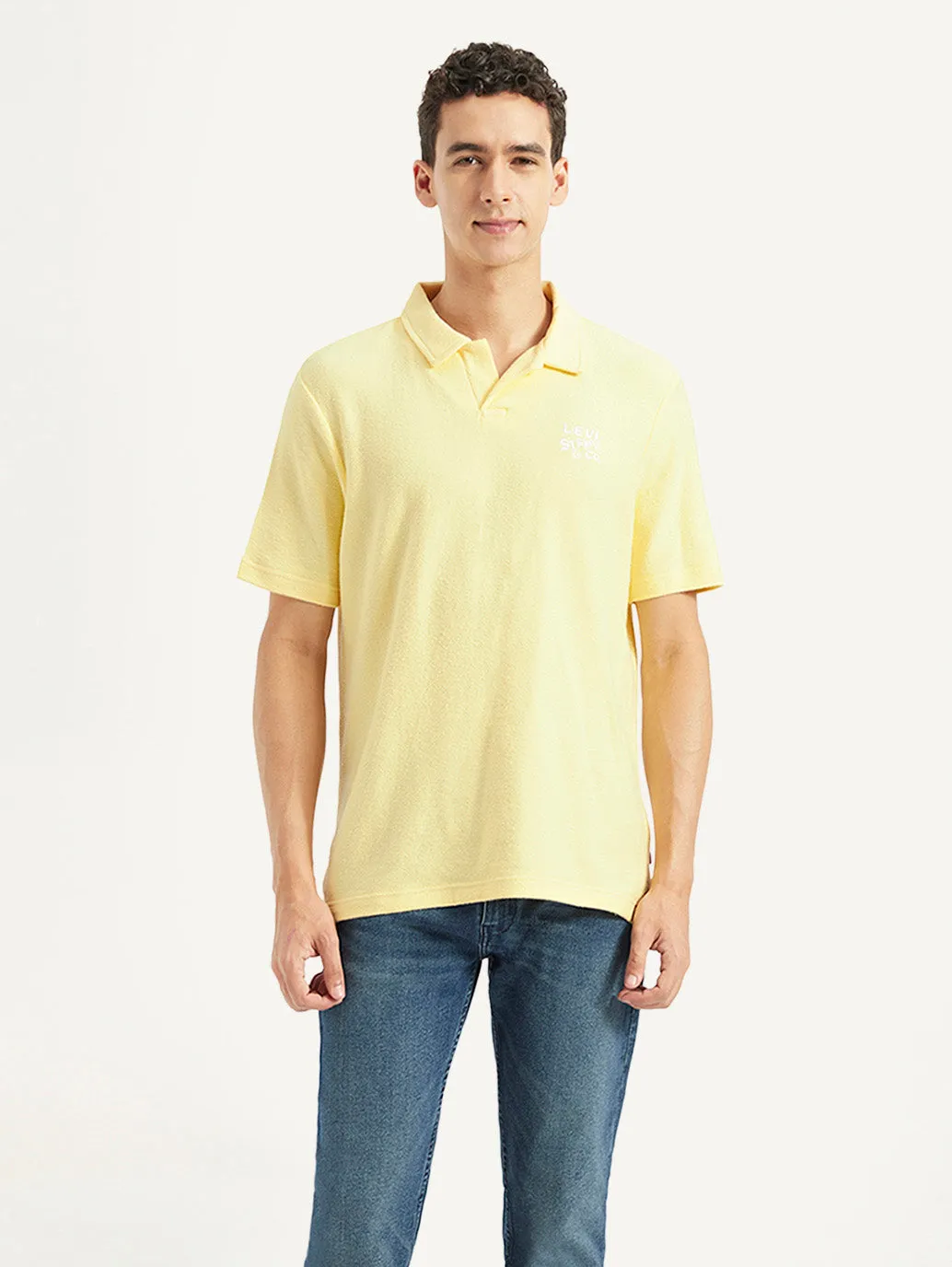Men's Polo Collar Polo T-shirt Smart Layering Stretch Fabric Construction