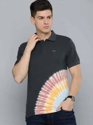 Men's Tie - Dye Slim Fit Polo T-shirt Stylish Comfort HighDurability Yarn