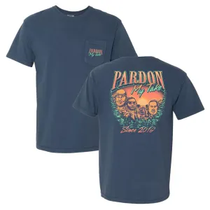 Urban Trend back to school PMT Mount Rushmore Pocket Tee