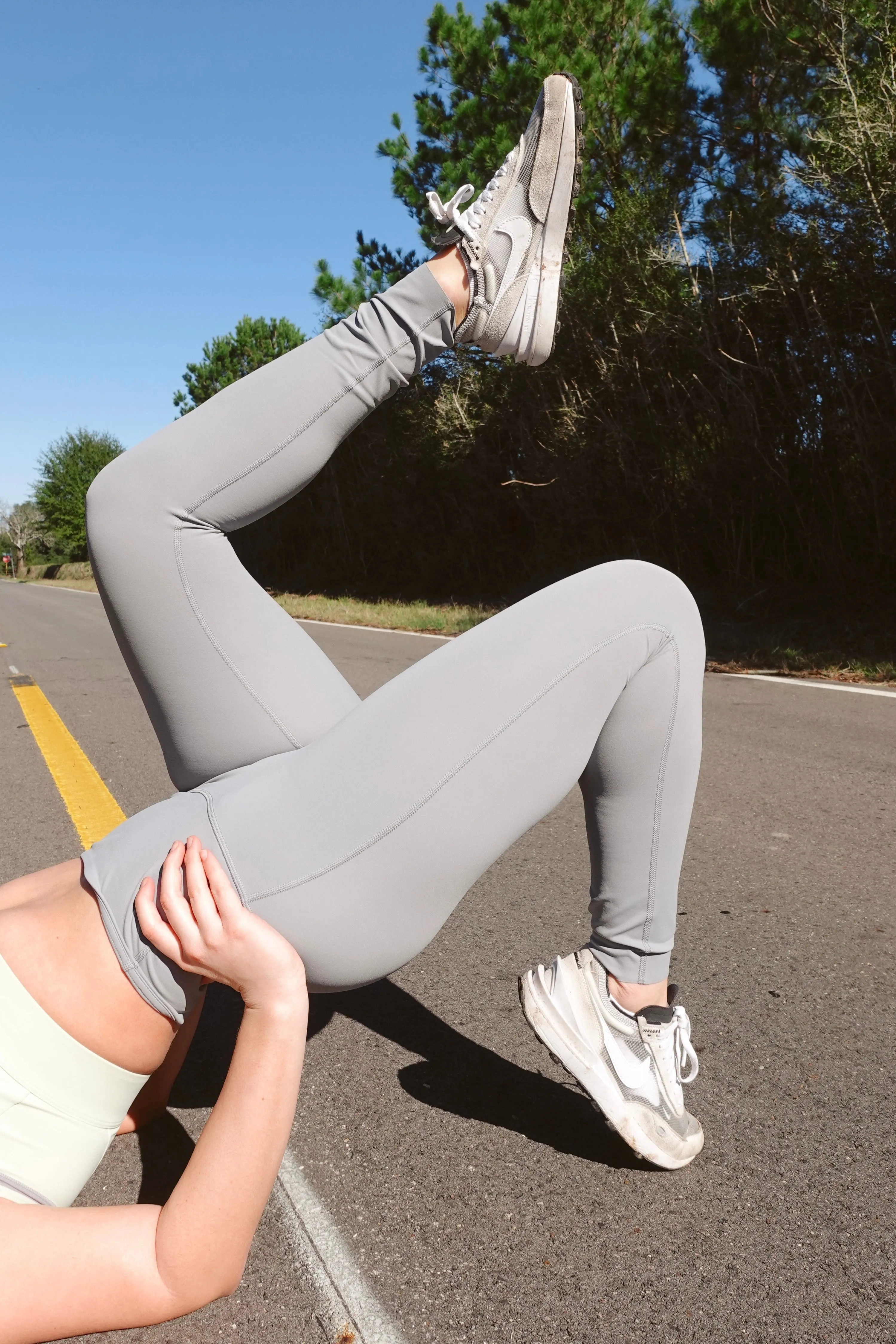Circuit Training Leggings Work Commute Breathable Fabric Petite Size Daily Routine