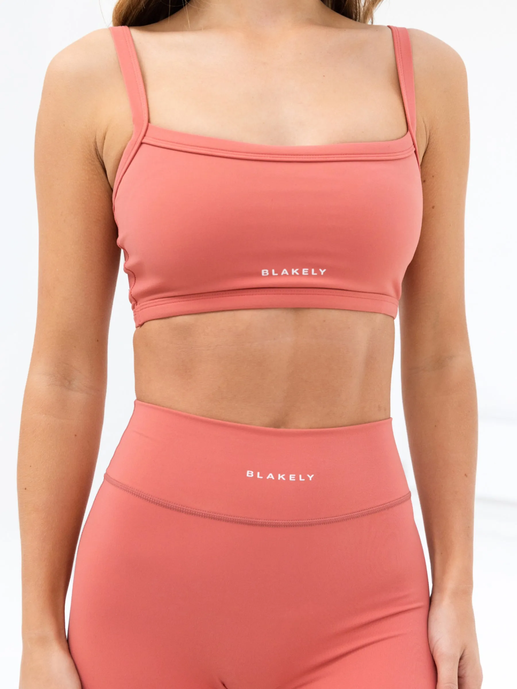 Ultimate Sports Bra - Sunrise Coral floral
