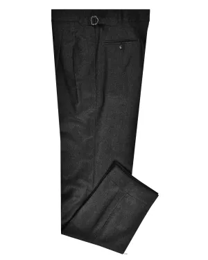 FrictionResistantEdging Quick Drying VBC Super 120's Flannel Charcoal Grey