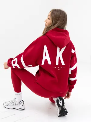 Urban Light Isabel Oversized Hoodie - Cherry Red