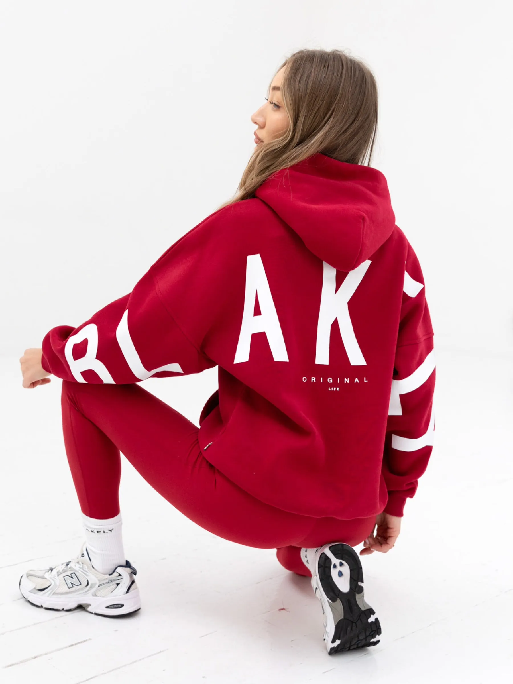 Urban Light Isabel Oversized Hoodie - Cherry Red