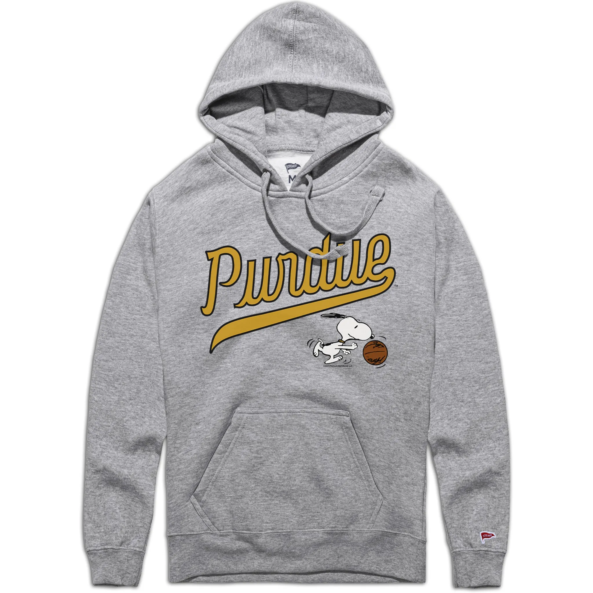 elastic waistband Peanuts x Purdue Vintage Basketball Hoodie