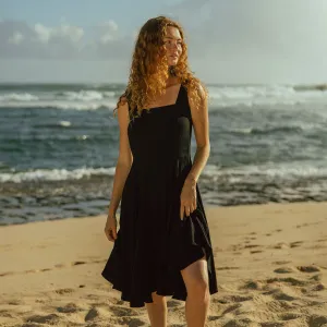 Sonata Dress, Black WaterRepellent Finish