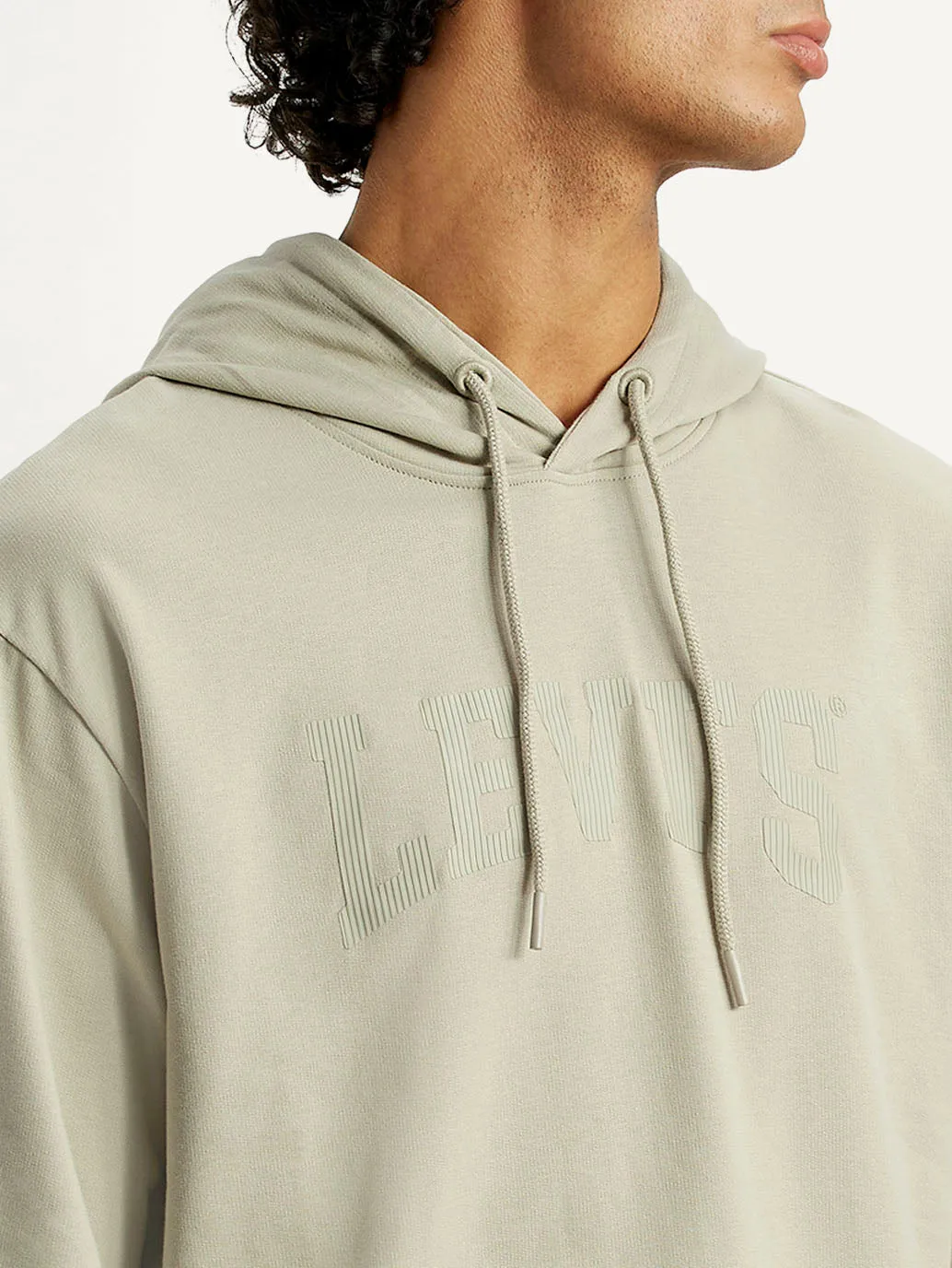 Sport Comfort City Edge Men's Typographic Printed Hooded Sweatshirt