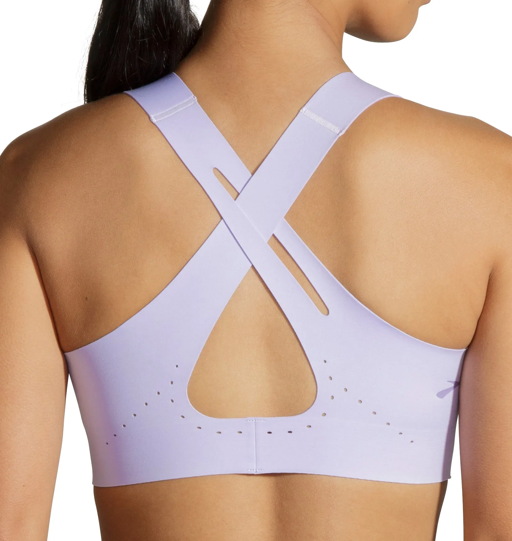 simple design Brooks Dare Crossback 2.0 Womens Sports Bra - Purple