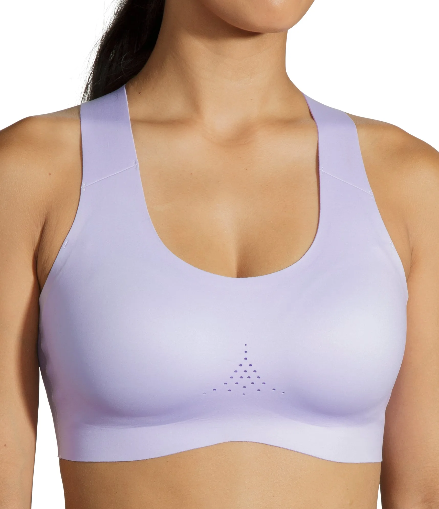 Breathable Lining Brooks Dare Crossback 2.0 Womens Sports Bra - Purple