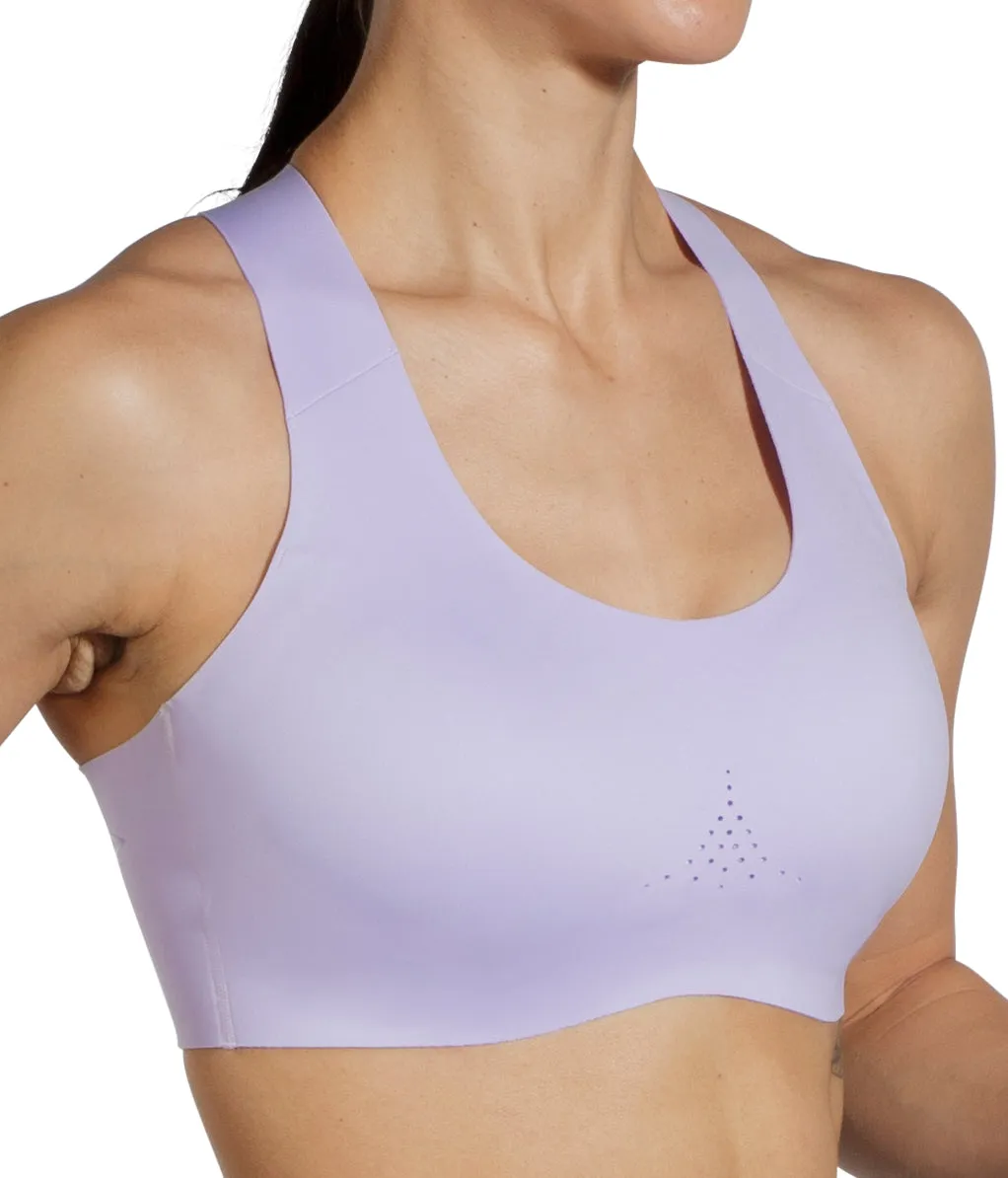 Brooks Dare Crossback 2.0 Womens Sports Bra - Purple Supportive Fabric Front Zip Closure