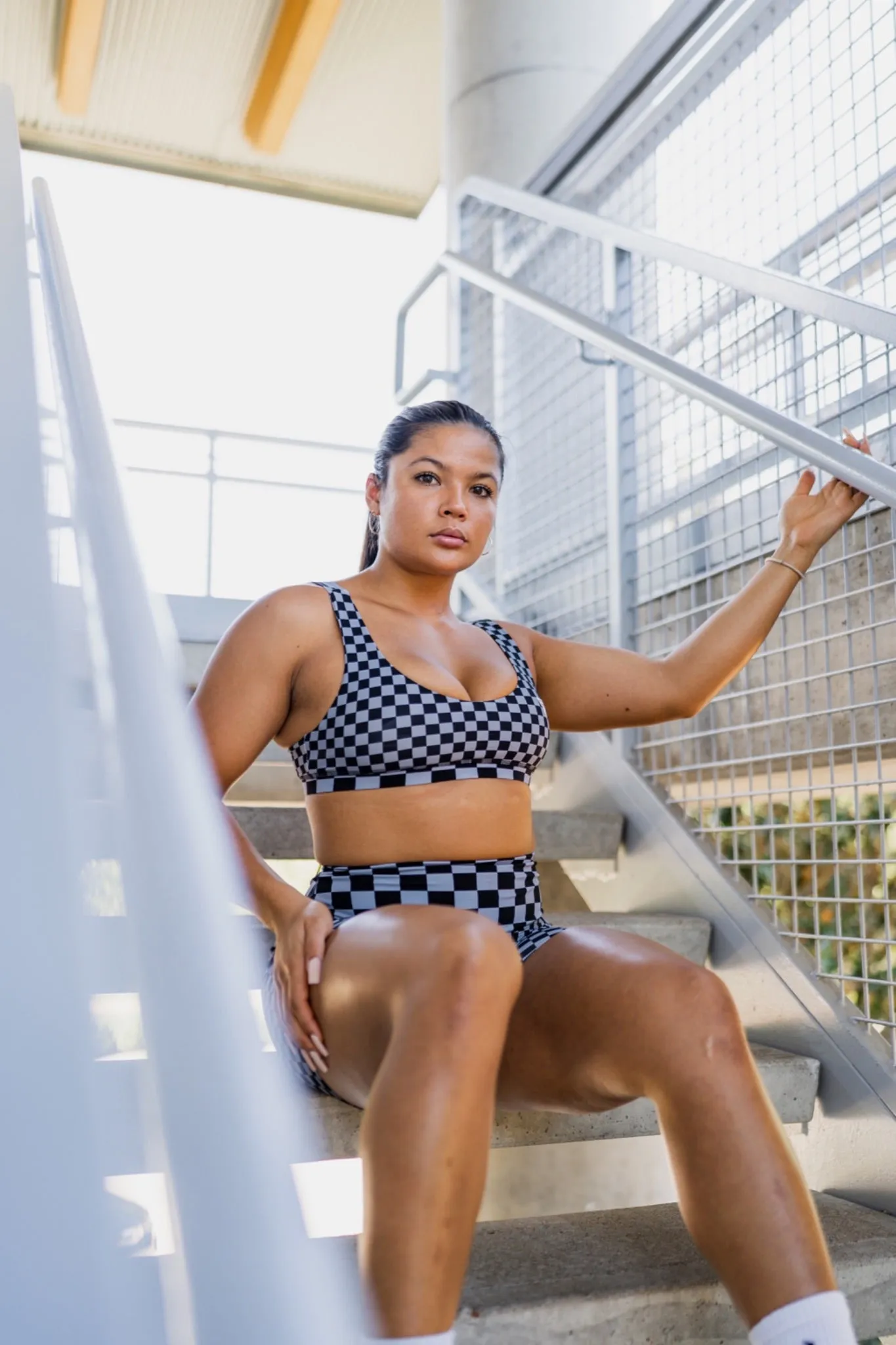 Right Places Sports Bra Breathable Mesh Panels