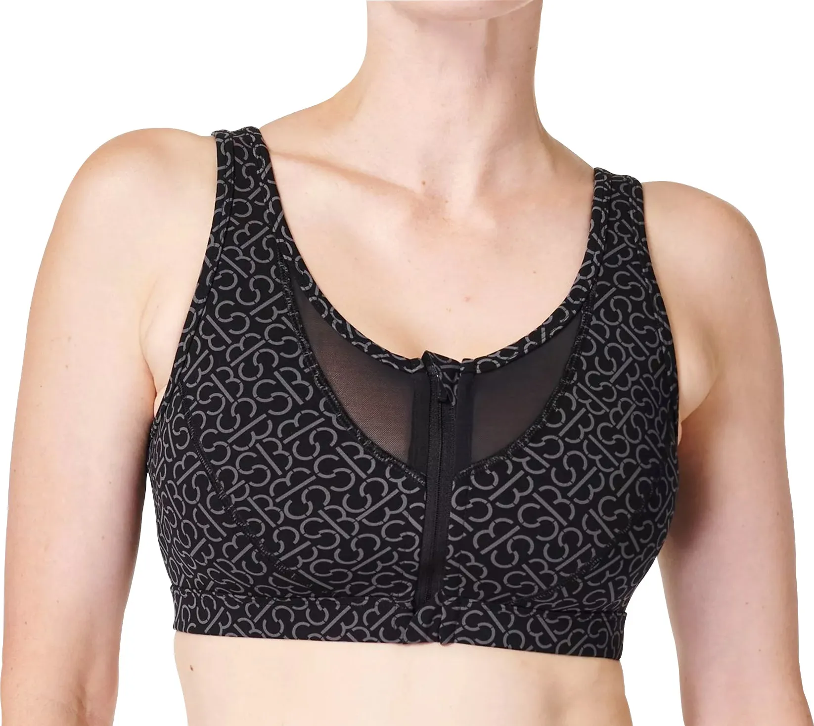 Sweaty Betty Power Icon Womens Sports Bra - Grey Machine washable