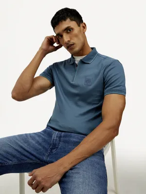 Casual Elegance Men's Solid Slim Fit Polo T-shirt