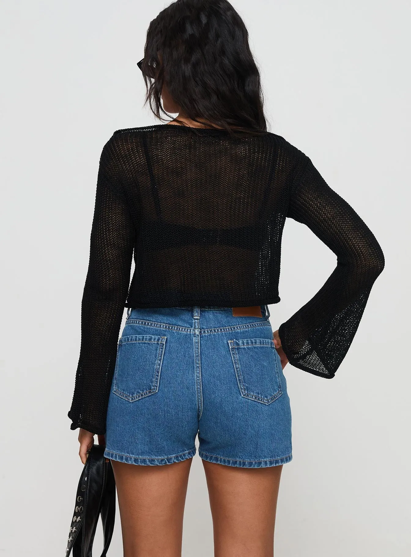 Saldana Shorts Mid Blue Denim Leader Fit