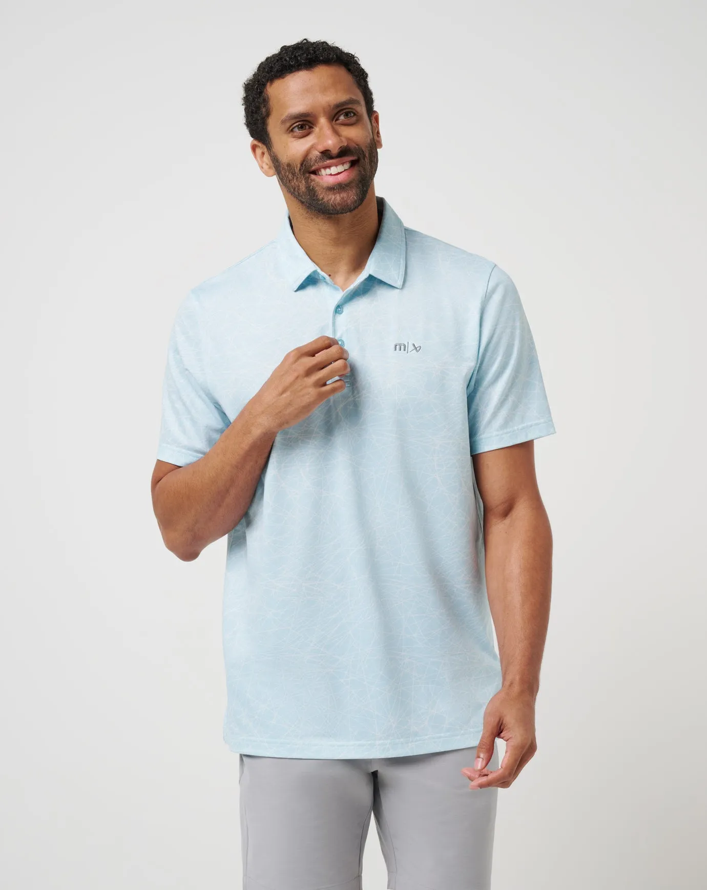 PreShrunk Cotton Blend Clean Ice Polo