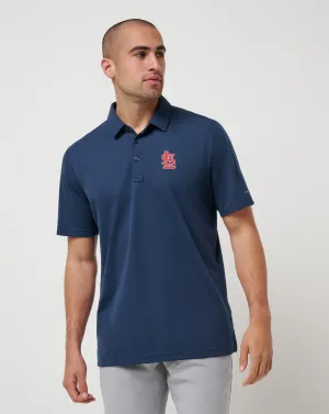 Breathable knit Polo Collar St Louis Cardinals Playoff Pitch Polo