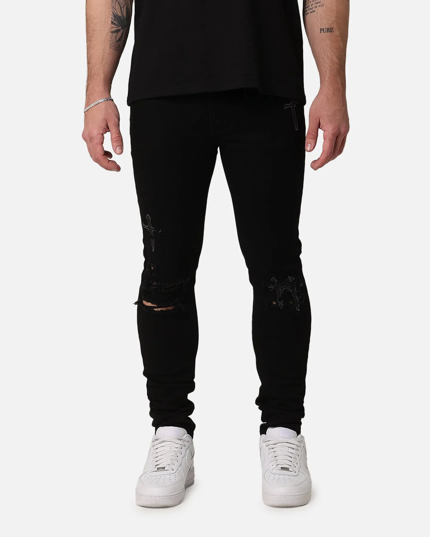 Saint Morta Crossfire Jeans Black Neutral Fit Piece Neutral Autumn Days