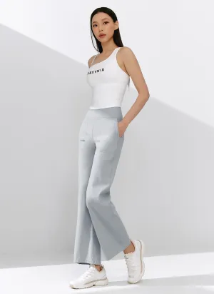 Holiday Ease Black Label Power Rise Pocket Wide Leggings