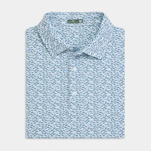 Cadet Catch and Release Printed Performance Polo Breathable mesh