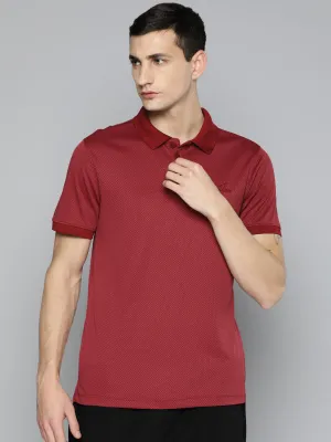 Alcis Men Red Polo Dry Tech Slim Fit  T-shirt golf club