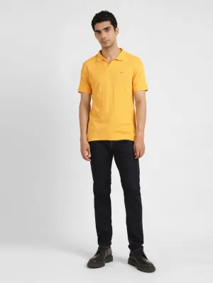 Lightweight Comfort Men's Solid Polo Collar T-Shirt
