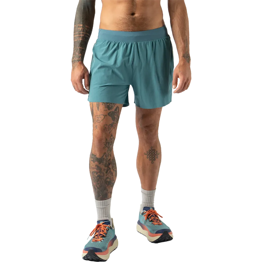 Multi Panel Cut Sporty Style Men's FKT 5" Short