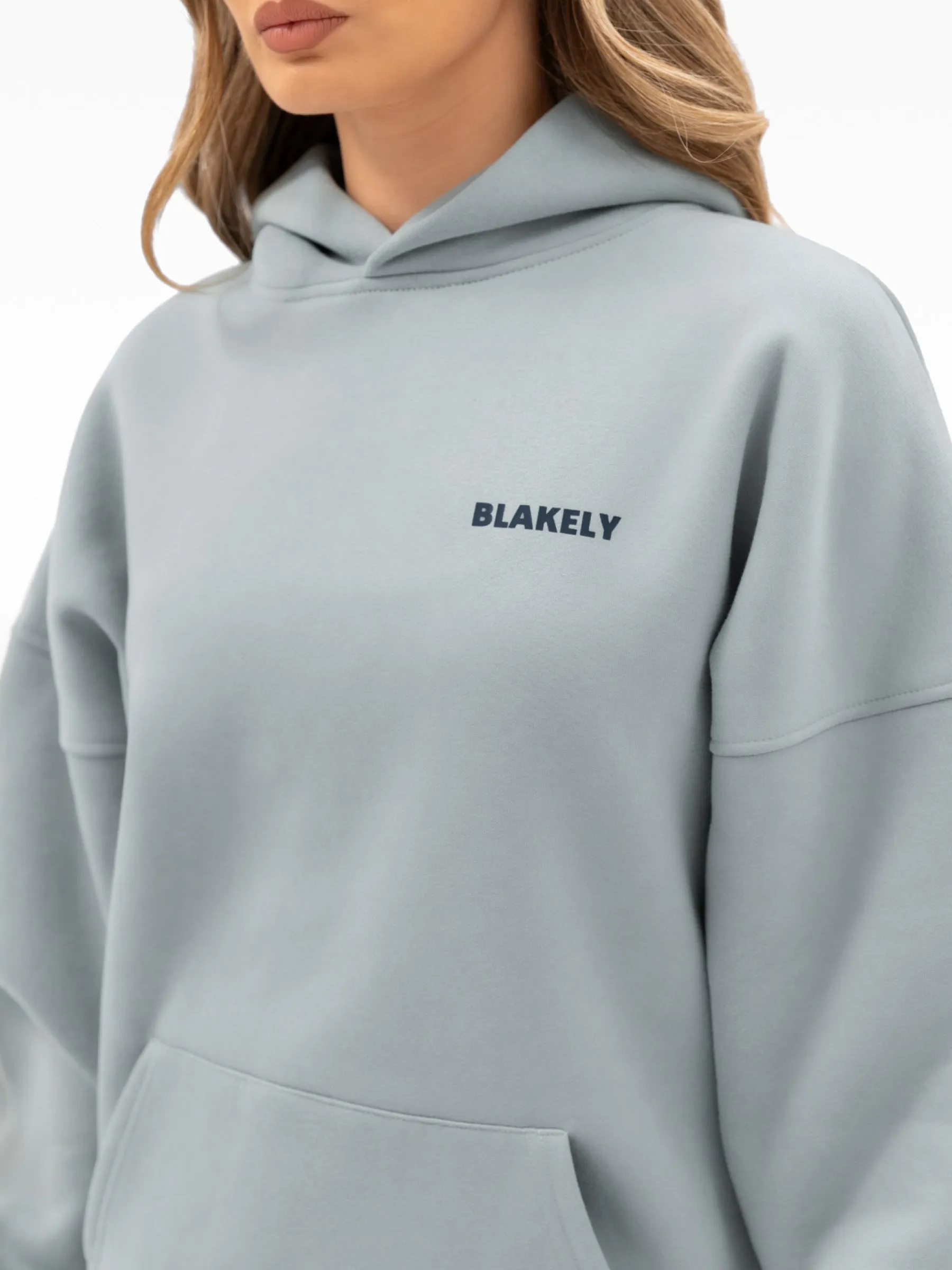 Swimming wear Travel Apparel Amelie Oversized Hoodie - Mineral Blue