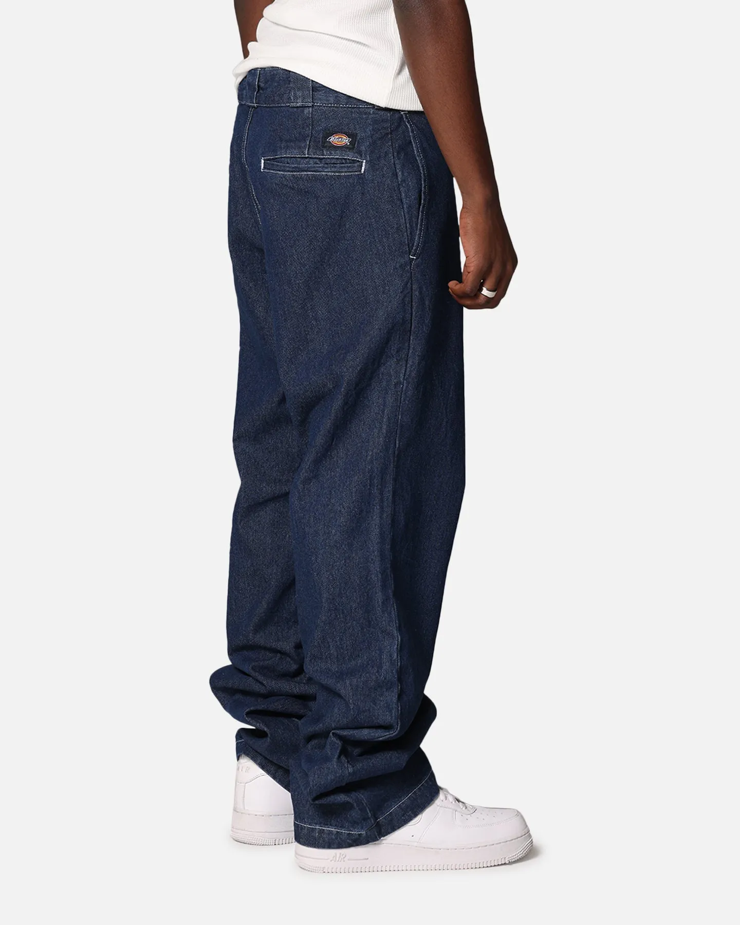 Family Style Minimalist Style Date Night Dickies 874 Denim Rinsed Indigo