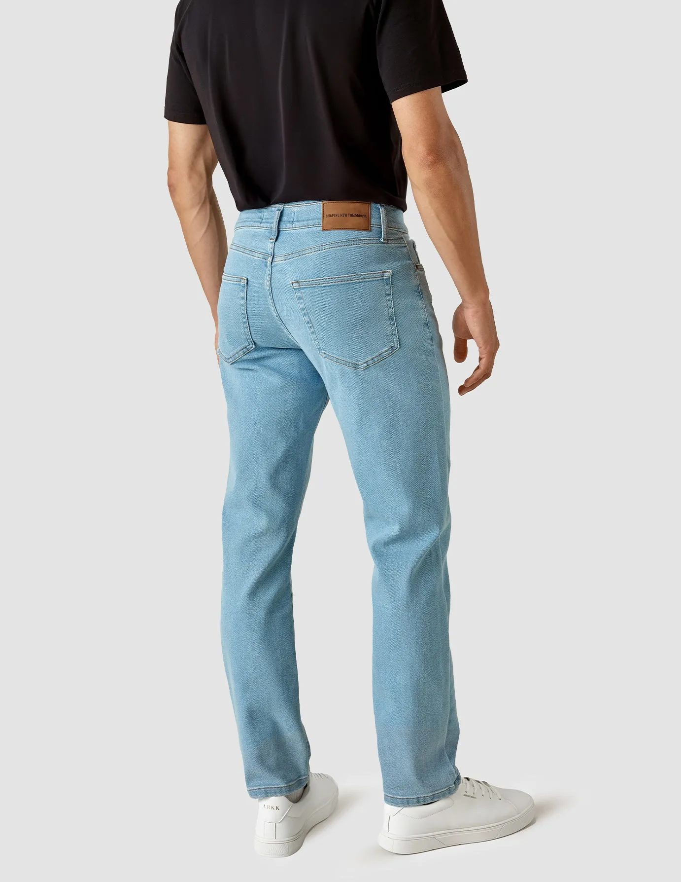 Classic Jeans Regular Bright Blue Cozy Feel Classic Gym Ready