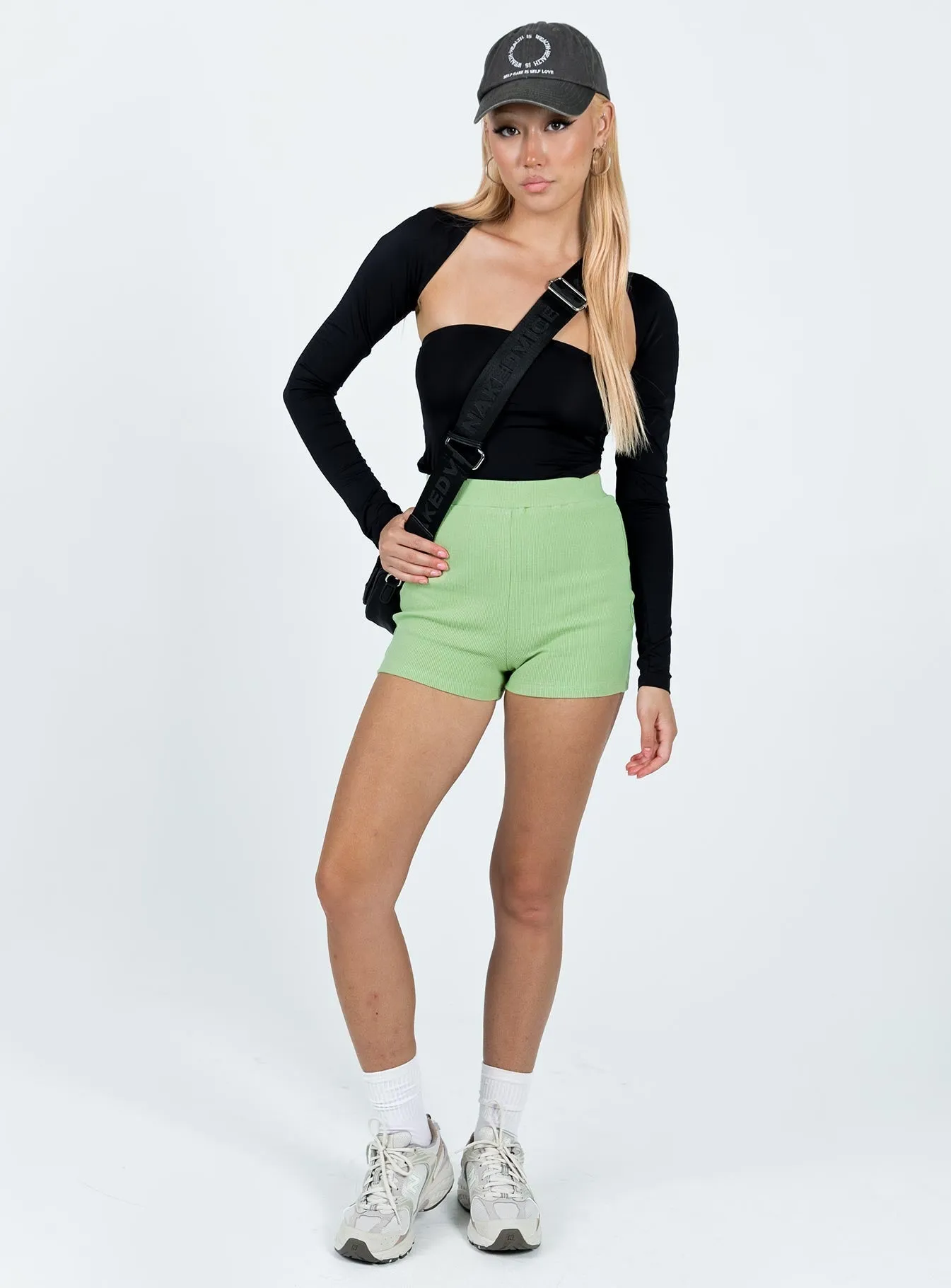 Bailey Bike Short Green TaglessLabel FadeResistant