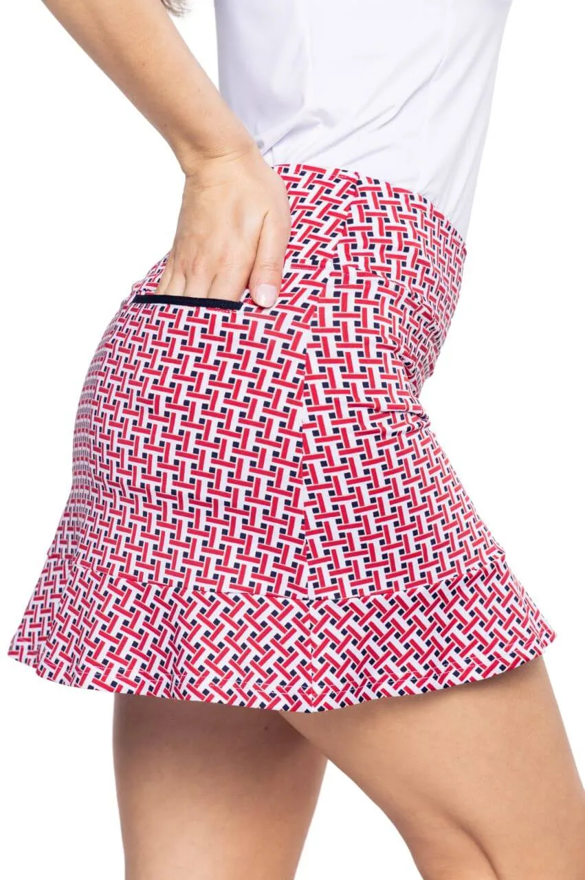 Sparkler Skort Minimal Form Chilly Day Layers