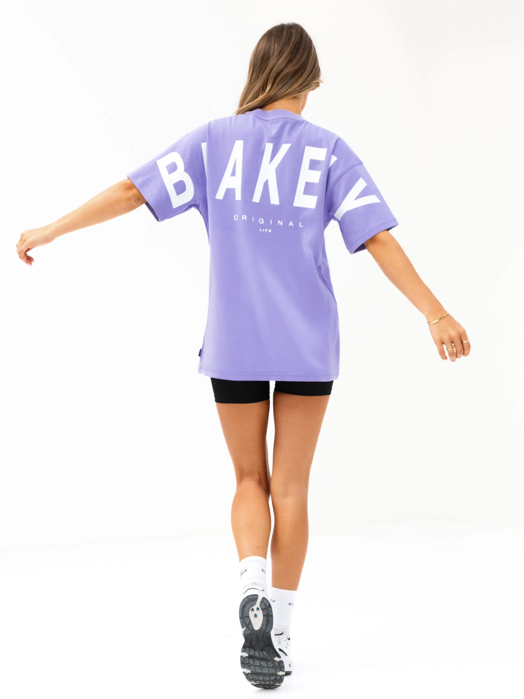 Isabel Oversized T-Shirt - Violet Slim Fit Cut Luxury exclusivity