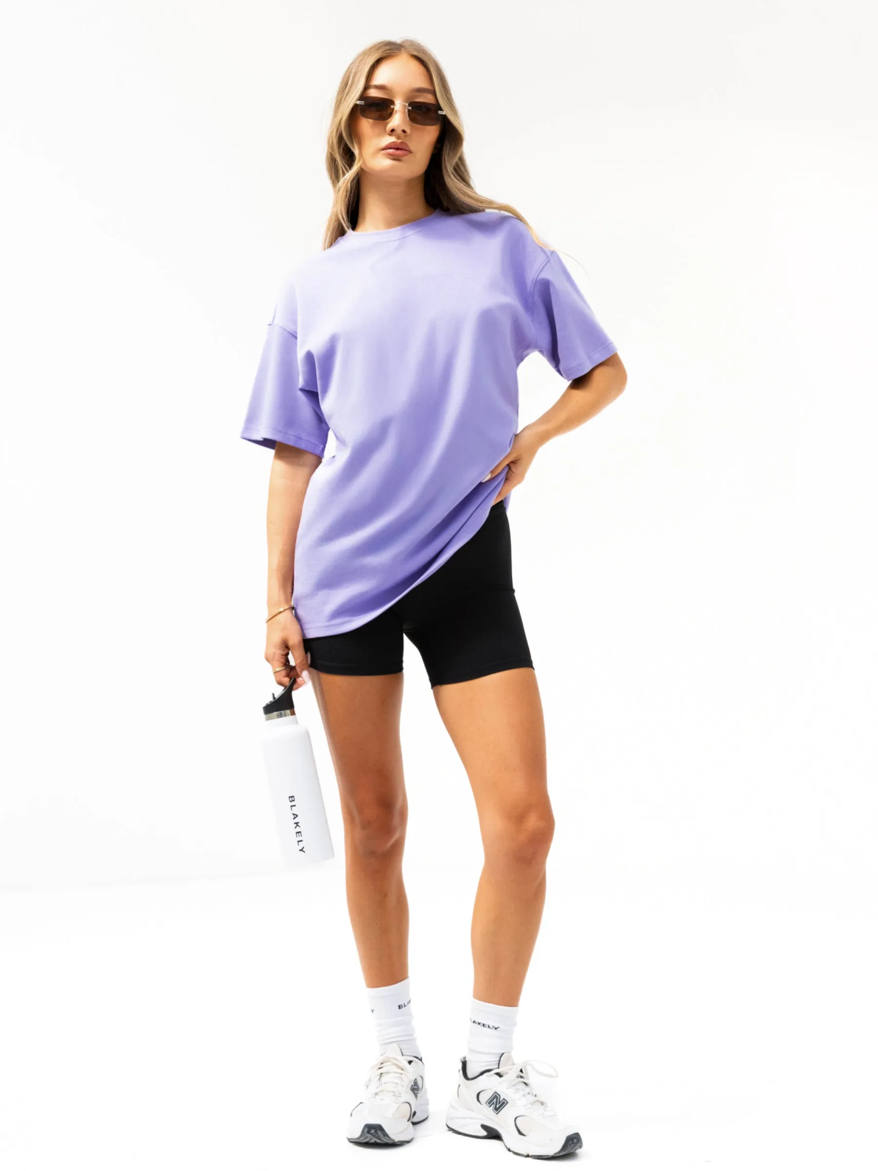 Sustainable Production Process Isabel Oversized T-Shirt - Violet