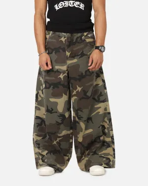 Outdoor Adventure Earthy Loiter Skate Jeans Woodland Camo