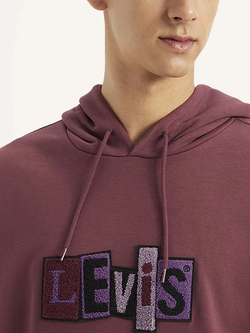 Lounging wear Men's Printed Maroon Sweatshirt