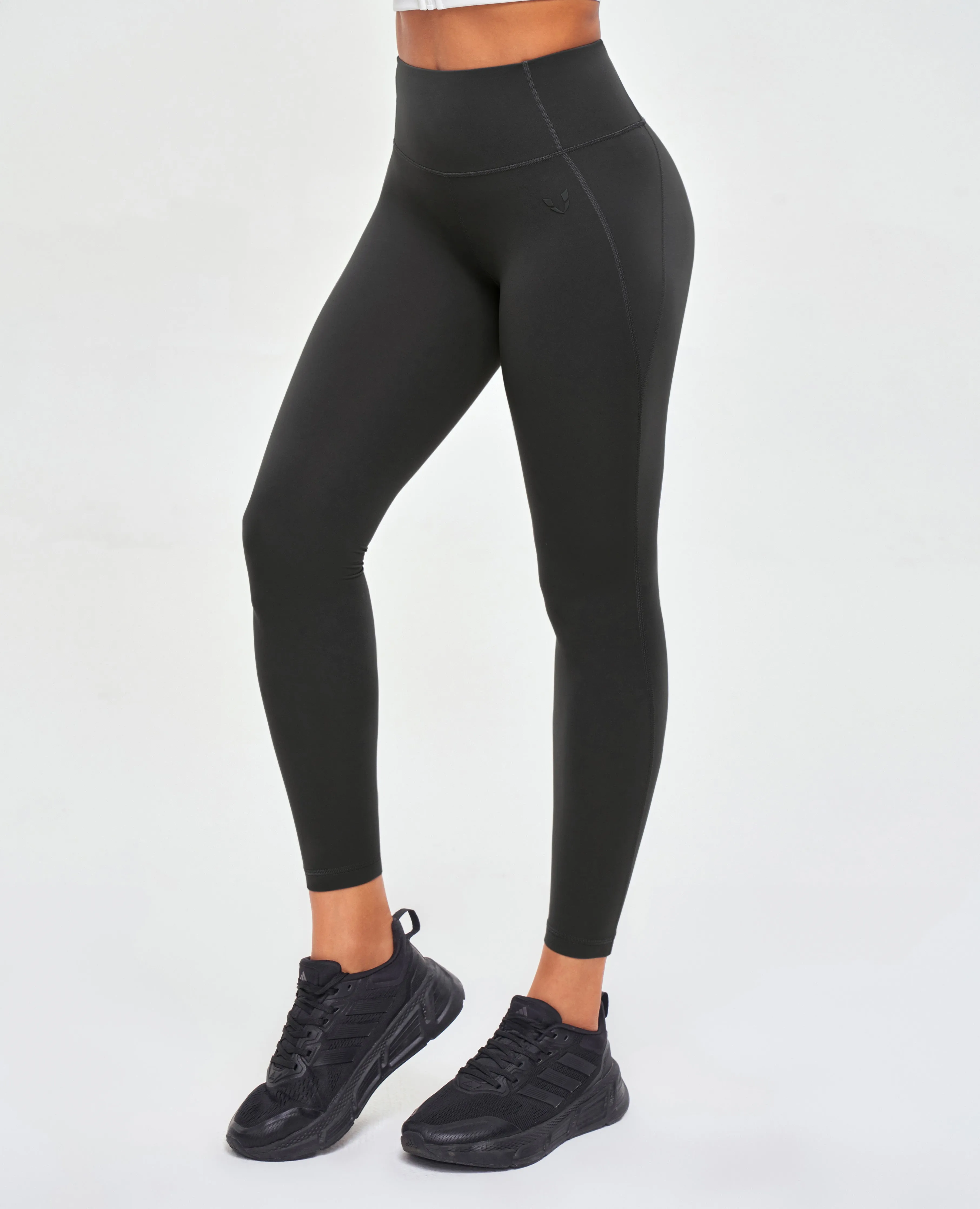 Zen Mode Unisex Style Dance Practice Motion Seamless Leggings - Elephant Grey