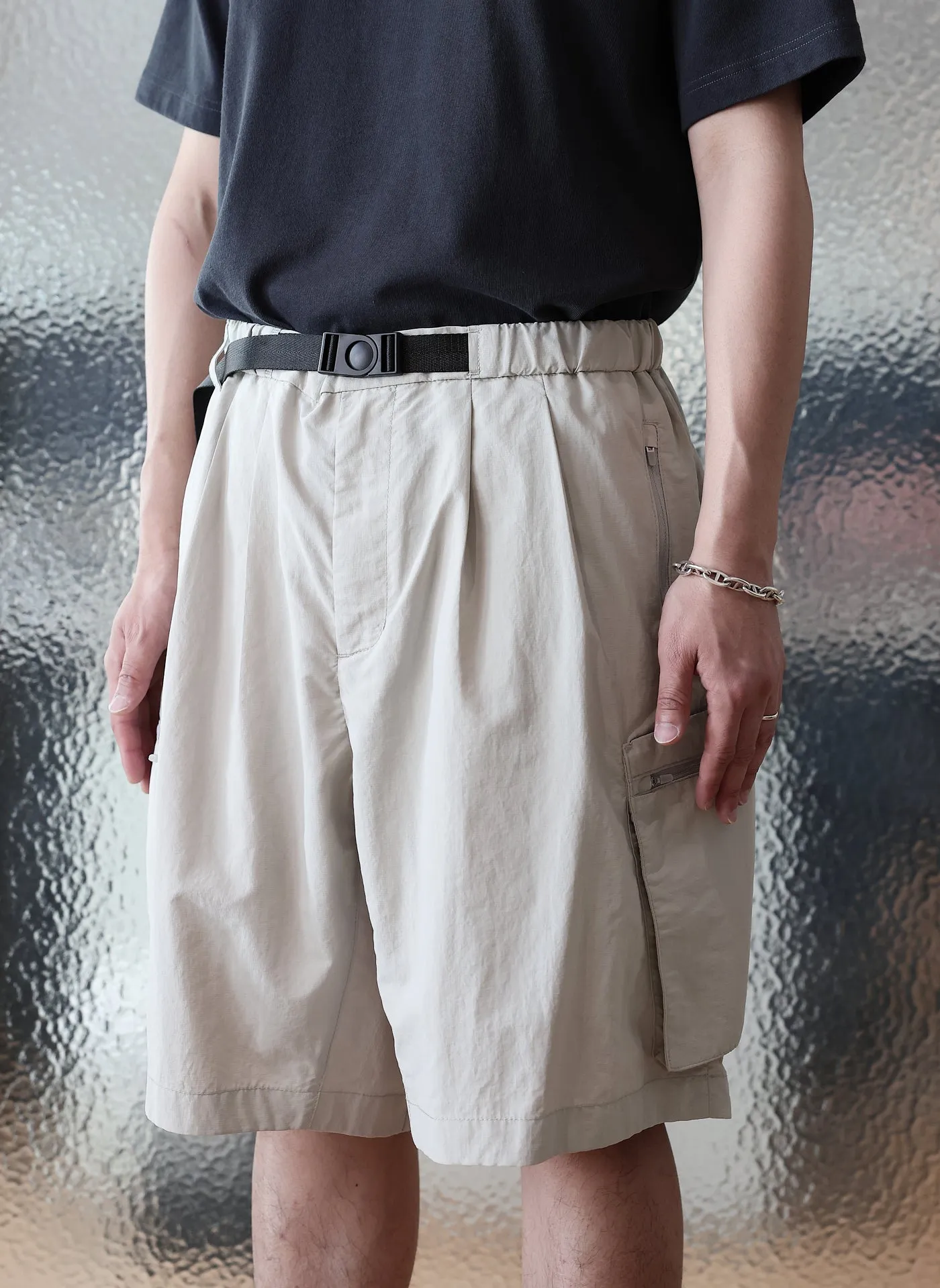 Sustainable Base Nylon Rip-Stop Utility Short