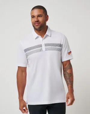 Baltimore Orioles Top Recruit Polo Soft Jersey Fabric Breathable Mesh Panels