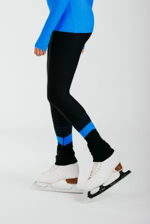 City Walk Minimalist Style Smooth Waist Desire Non-Slip Leggings in Azure
