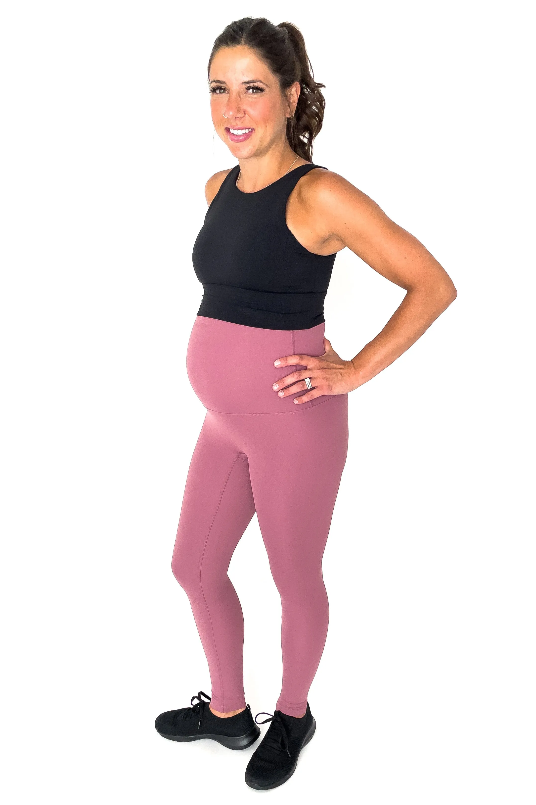 Barely There Pant 2.0 (25") *Maternity Refined fit Winter Sports Rib Knit