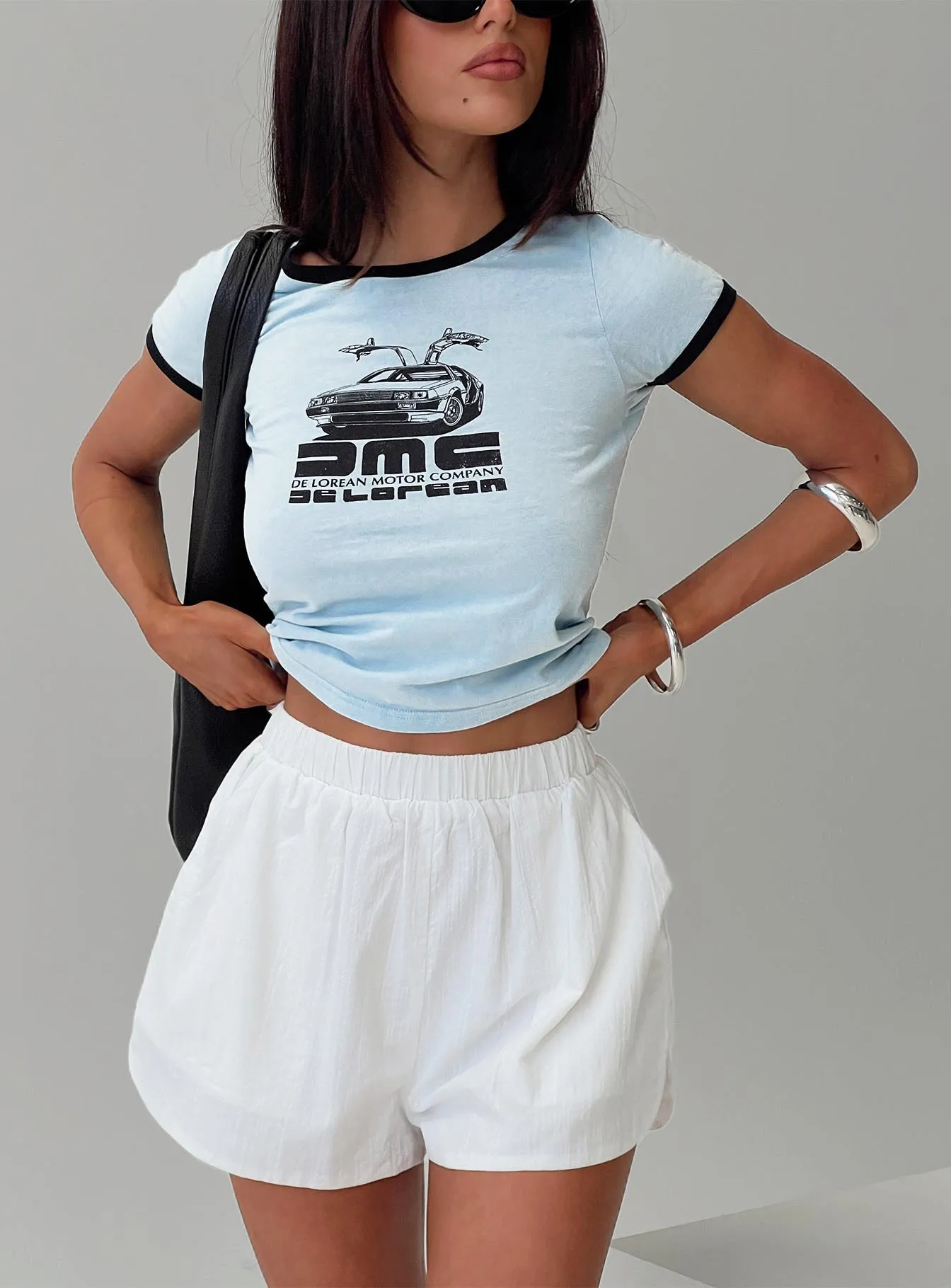 TearResistant Fabric Fealure Shorts White