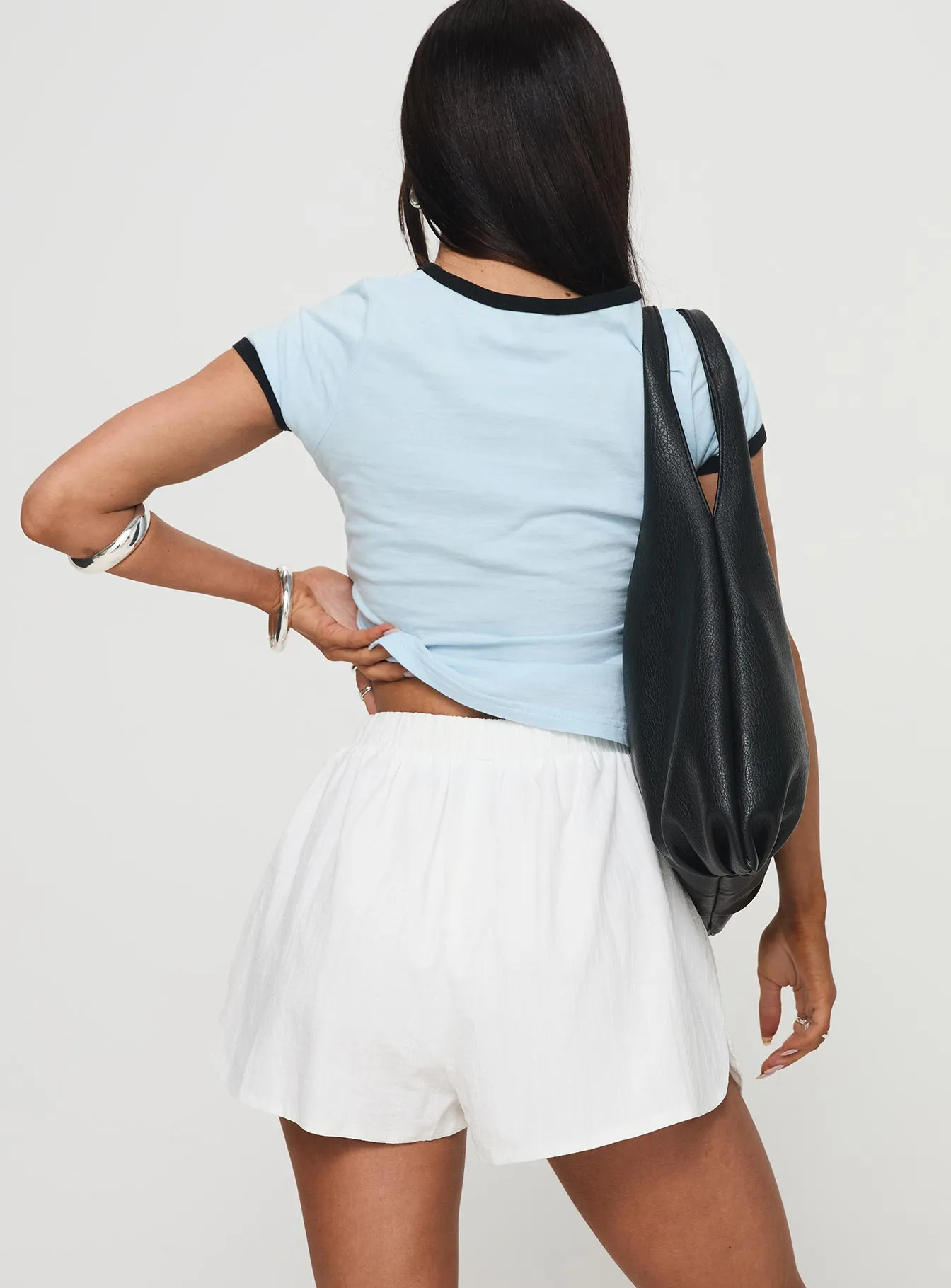 Fealure Shorts White Polish Glow