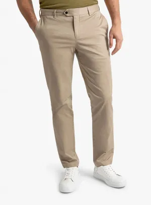 Chilly Day Comfort Brera Cotton Sand Chino Pants