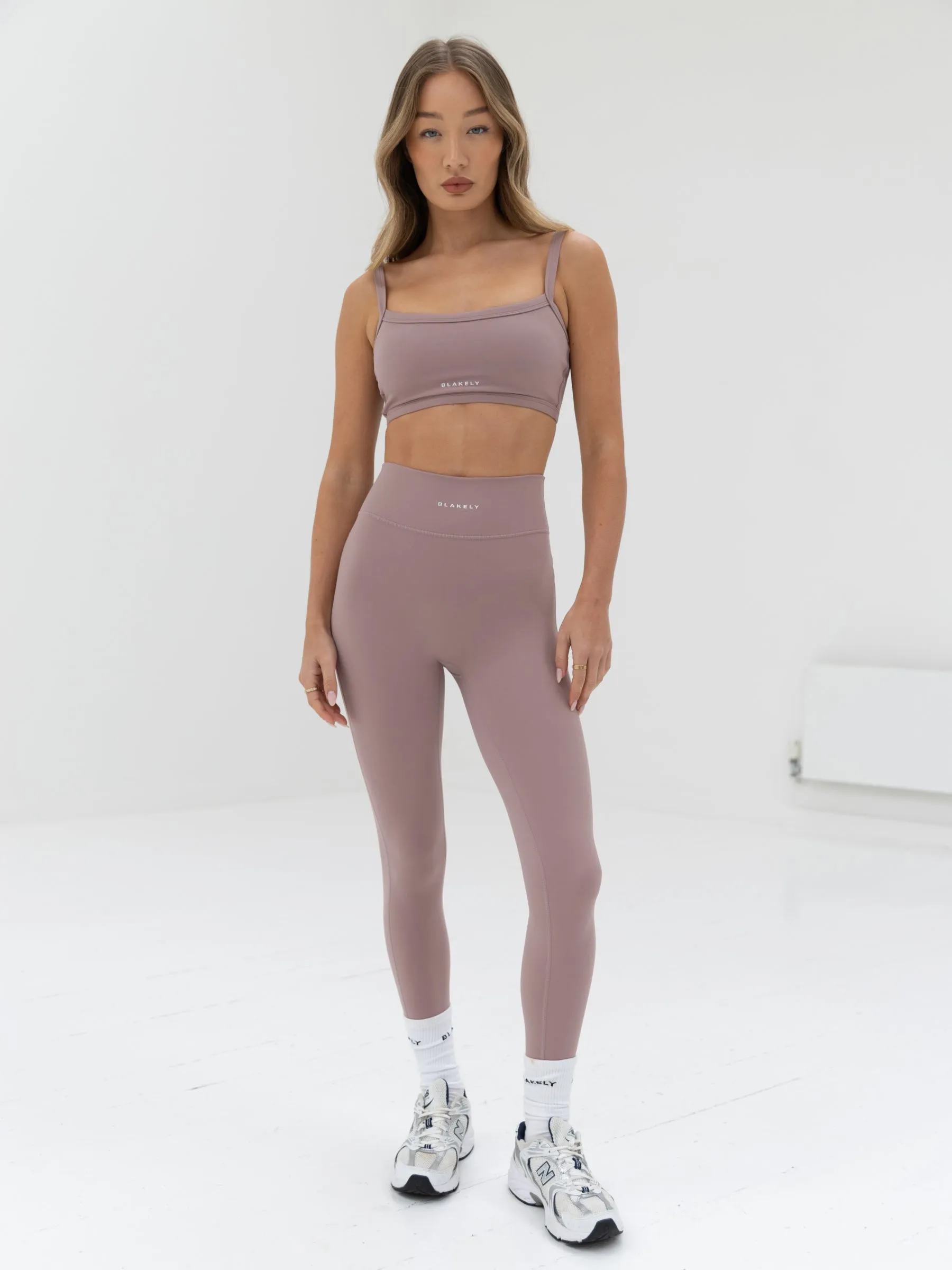 Ultimate Sports Bra - Dusty Pink Durable Stitching