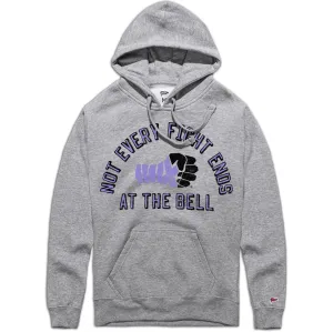 Haymakers for Hope Not Every Fight Ends at the Bell Hoodie Sweat Resistant Interior Microfiber Interior