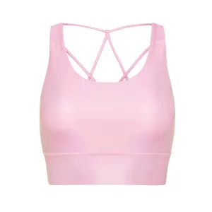 Blush Prism Sports Bra Polyester