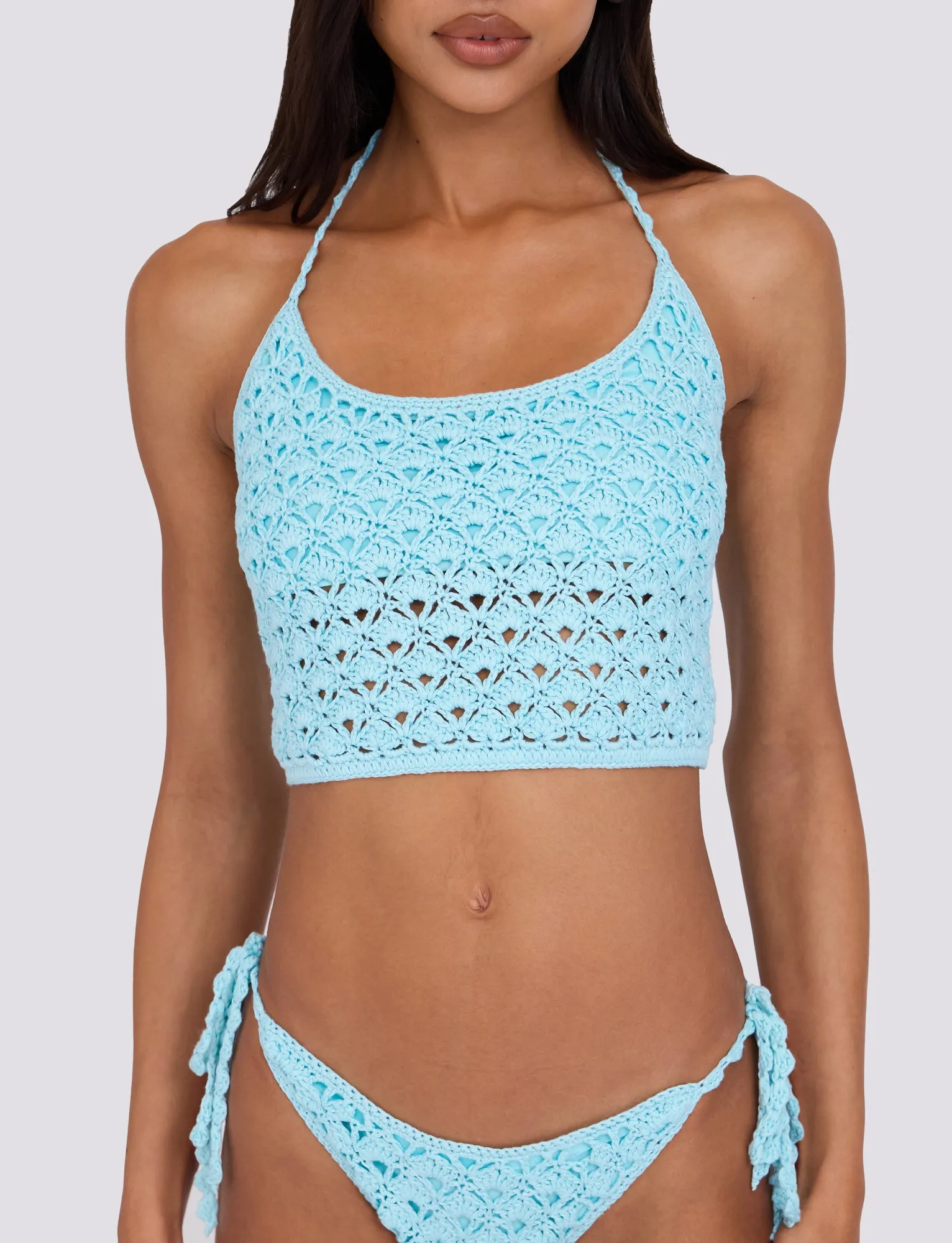 SUNNIVA BIKINI TOP - BLUE : BABY BLUE Beachside Bliss